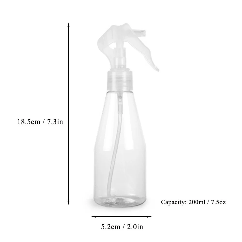Портативный распылитель воды 200 мл/7 05 унций пластиковый и прозрачный для