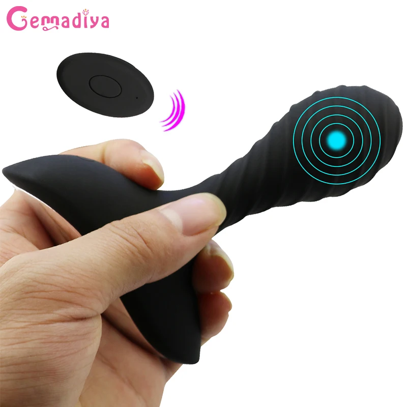 Анальный фаллоимитатор вибрирующий массажер простаты Анальная пробка