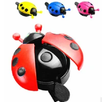 self bicycle bell clang cute beetle bicycle bell ladybug cartoon horn loud and crisp children bell