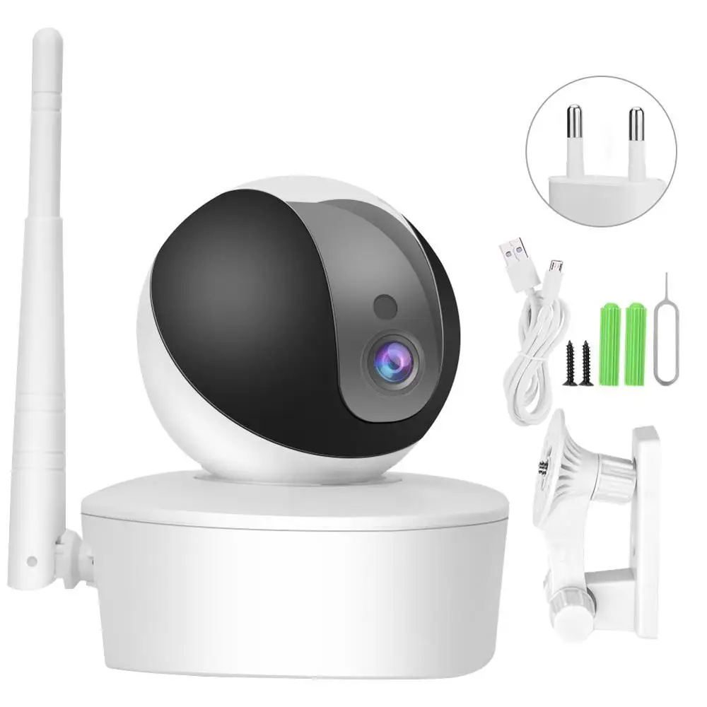 2MP 1080P Беспроводная Интерком видеоняня детектор движения ip-камера - Цвет: Синий