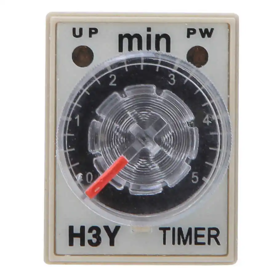 

Timer relay H3Y-2 8-pin Adjustable household appliances with high accuracy Electrical supply 0-5 minutes