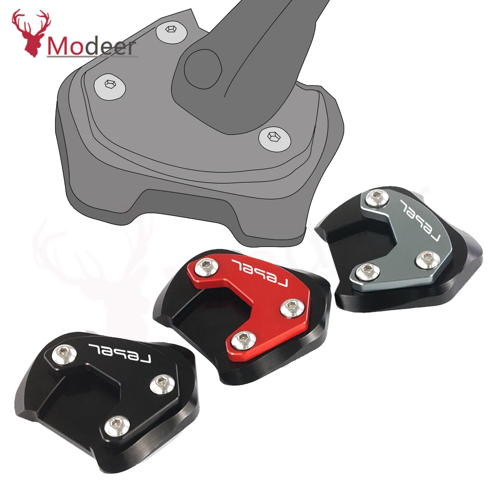 

Kickstand Foot Side Stand Extension Pad For HONDA REBEL CMX 300 500 CMX300 CMX500 2017-2020 2021 Support Plate Enlarge Sidestand