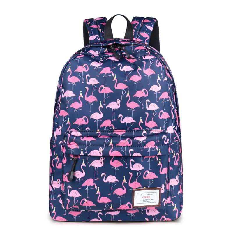 Женский рюкзак CIKER с принтом фламинго для девочек подростков школьные сумки