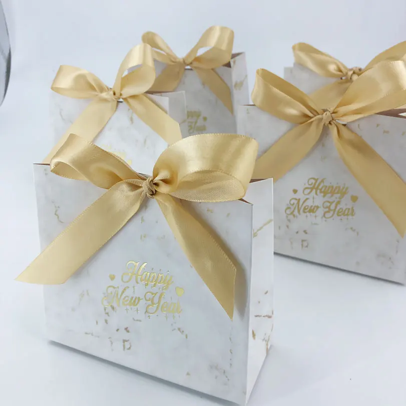 

Happy New Year 2022 For Mystery Gifts Box Merry Christmas Decoration Party Gift Boxes Kids Snack Cookies Packaging Candys Box