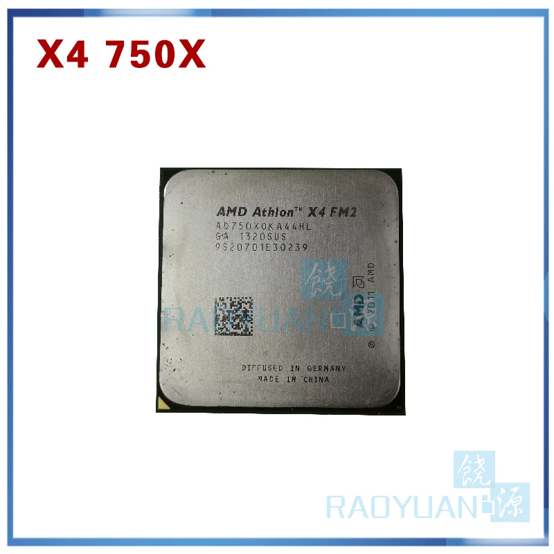 

AMD Athlon II X4 750X X4-750X X4 750 3.4G 65W AD750XOKA44HL Quad-Core CPU Processor Socket FM2