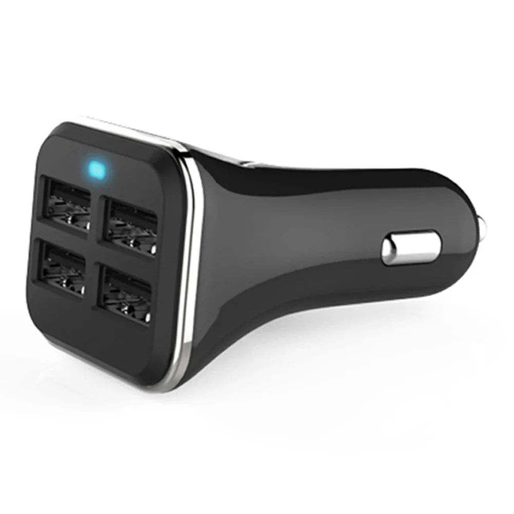 Безопасное и надежное автомобильное зарядное устройство 12 В 4 USB порта 6 8 А