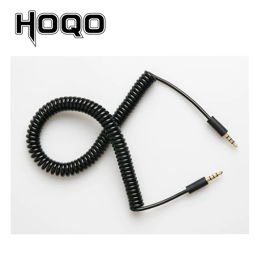 Спиральный пружинный кабель 1/8 TRRS до 3 5 мм для RODE Sc7 от VIDEOMIC GO Video Micro-type Mics |