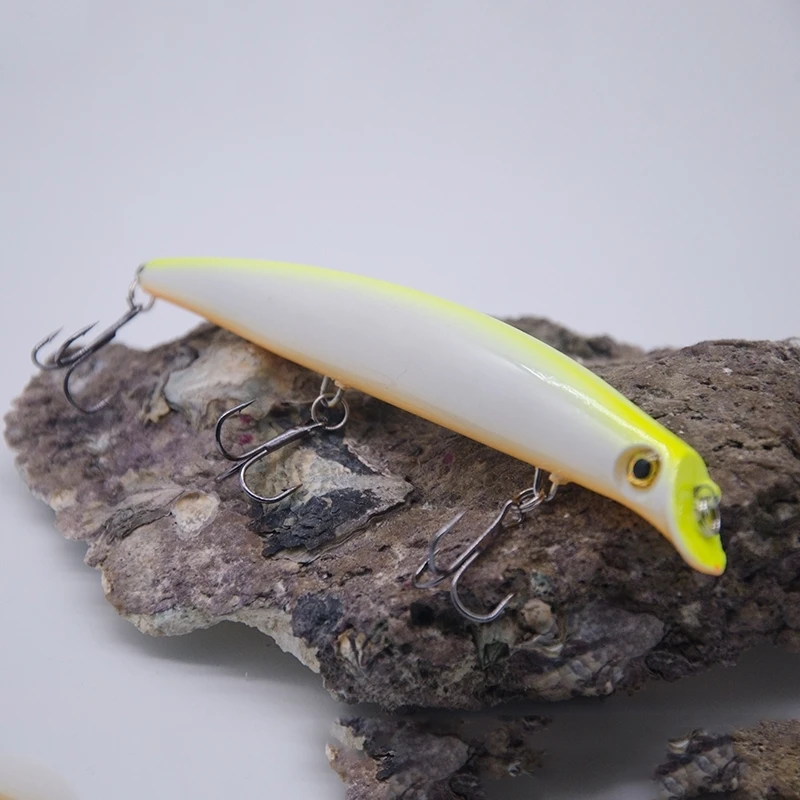 1 шт. 12 5 см/14 г рыболовные приманки плавающий Poppers воблеры Minnow жесткие 3 Trebler