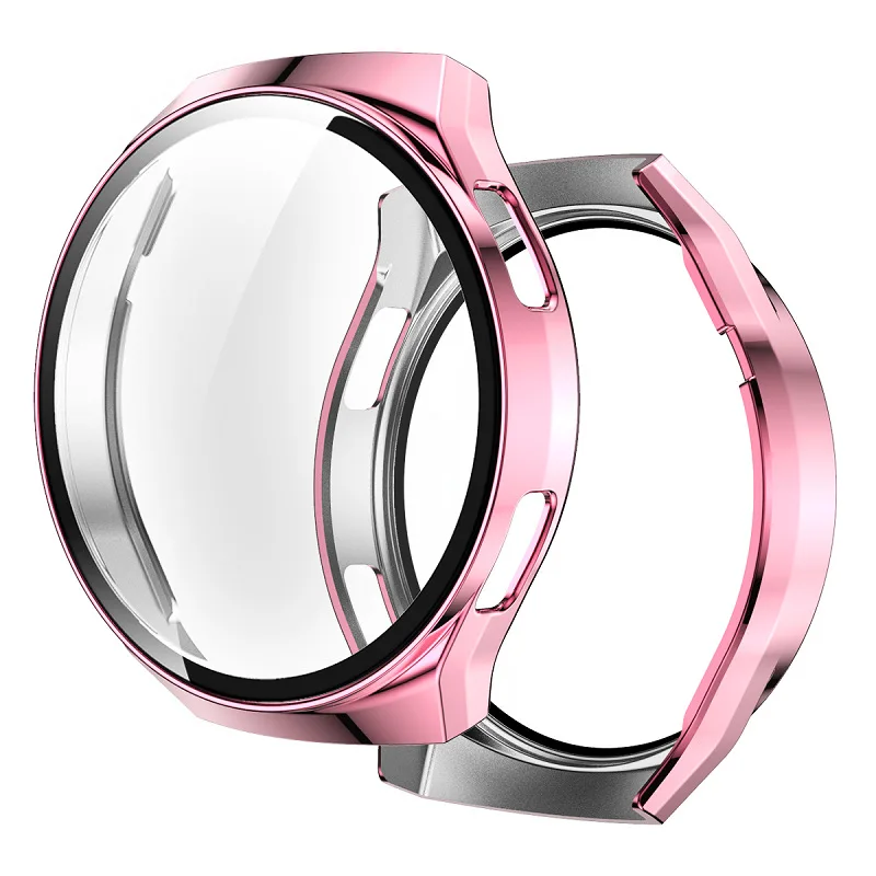 Чехол для Huawei Watch GT 2E GT2E полное покрытие бампер чехол с закаленным стеклом защита