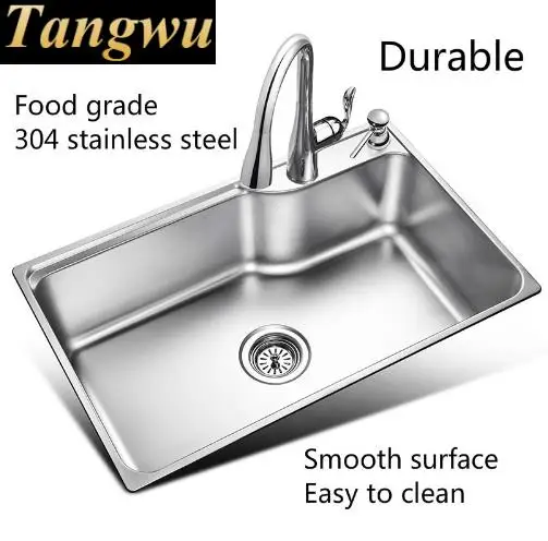 Растягивающийся смеситель для кухни 304 дюйма из нержавеющей стали 70x45 см|Кухонные