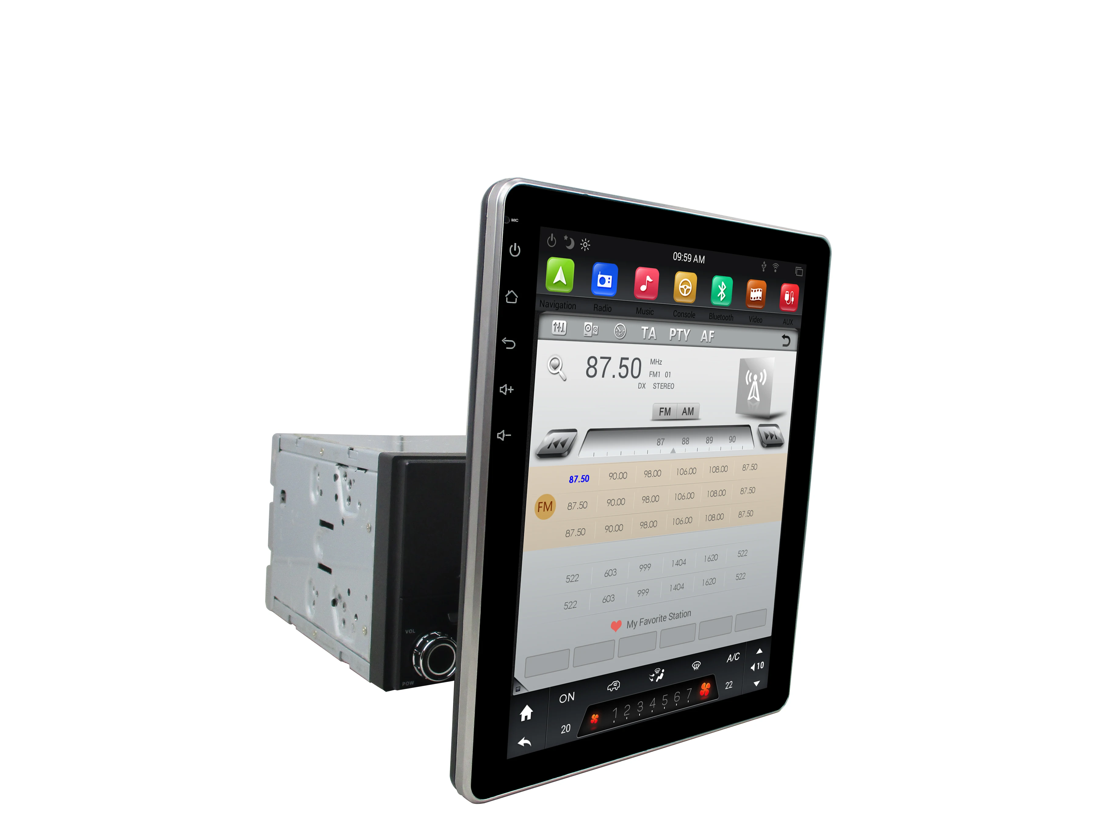 Автомобильный DVD-плеер в стиле tesla 12 8 дюйма Android 9 0 GPS универсальная навигация