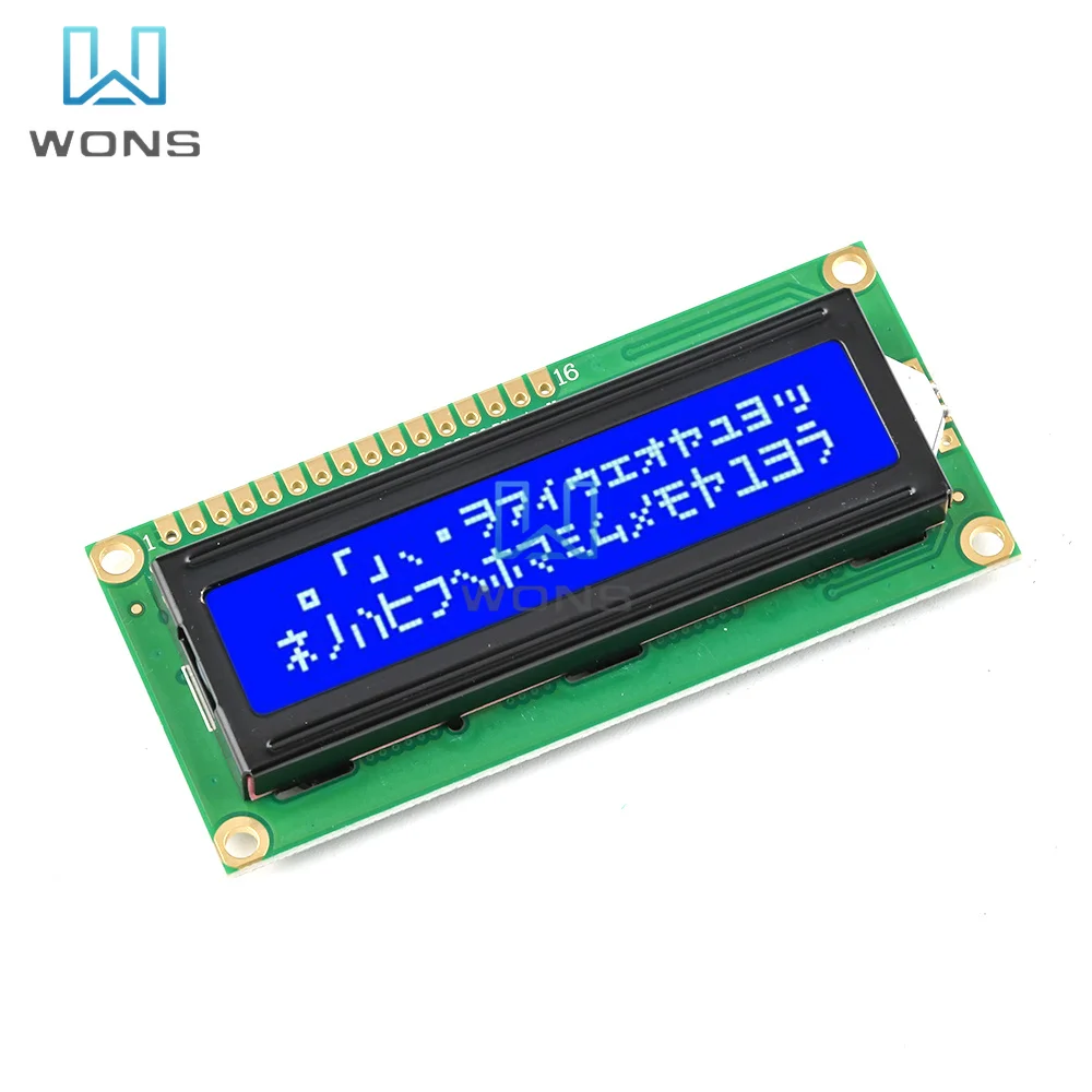Последовательный ЖК-модуль I2C SPI 1602 экран дисплей с подсветкой 16*2 символа плата