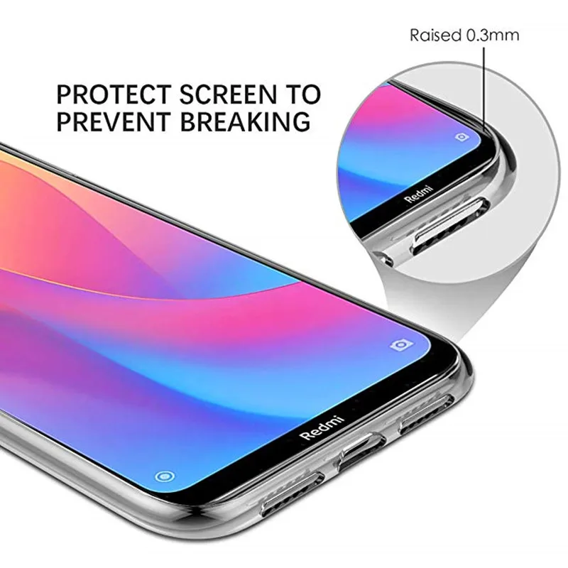 Luxury Crystal Cases for Xiaomi Redmi 8 redmi8 Back soft Phone Case funda Clear Silicone TPU 8A A Coque Cover |