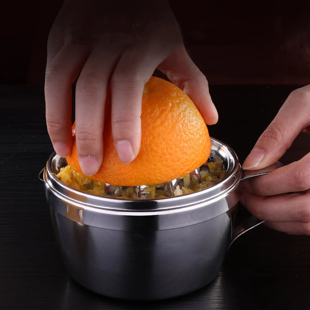 Manual Juicer Household orange juice juicer Portable lemon manual fruit 304 stainless steel 100% hand pressed maker | Дом и сад