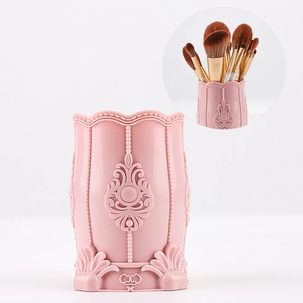 Пластиковый держатель кистей для макияжа винтажный стиль Косметическая ручка