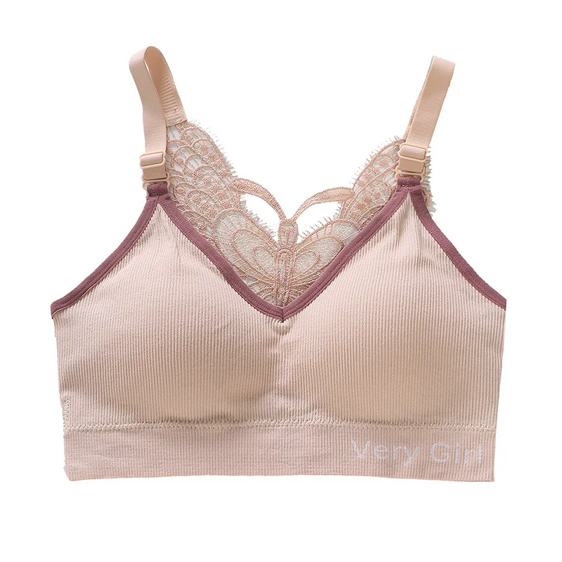 

Large size women's seamless chest-wrapped sports butterfly beautiful back underwear women's comfortable breathable camisole with