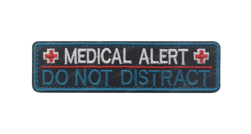 blue DO NOT DISTRACT Служебная терапия собака животное мед медицинская Рабочая собака в дрессировке эмблема значок k9 K-9 патч для собаки PET сбруя-жилет - Цвет: blue DO NOT DISTRACT