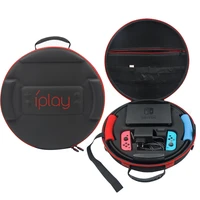 portable hard shell protective storage carrying bag big capacity zipper case for nintendo switch consolejoystickfitness ring