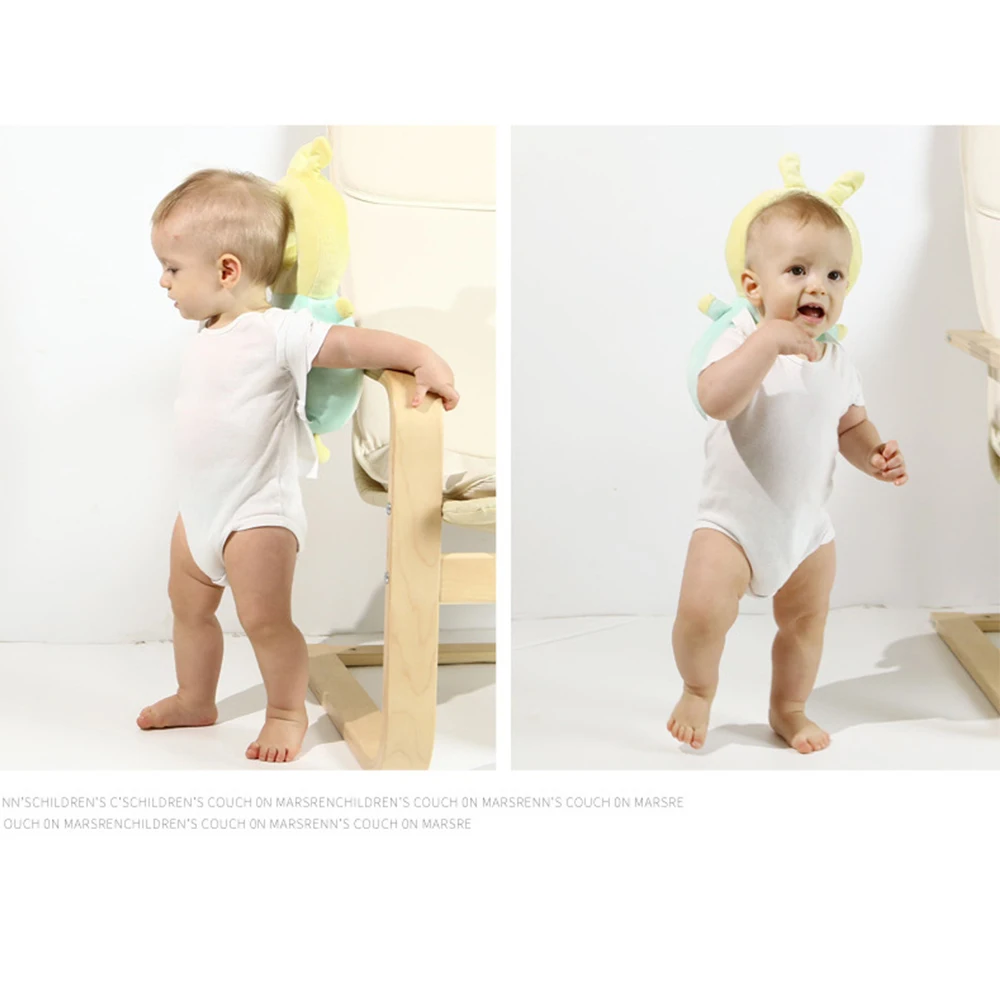 

Baby Anti-Fall Pillow Cartoon Head Protection Cushion Soft PP Plush Toddler Learning Walk Drop Resistance Pillow Kids Safe Care