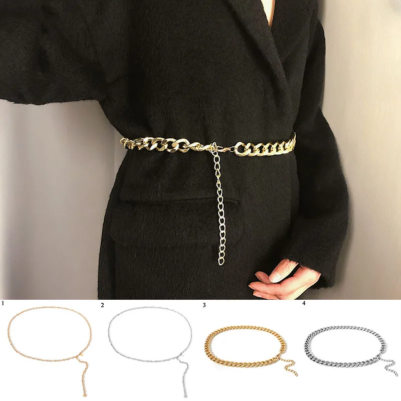 Простой корсет цепи ремней винтажный пояс сексуальная цепочка на талию женское