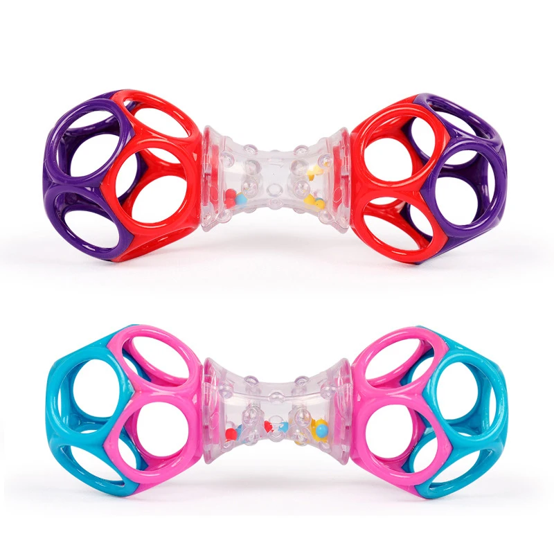 

Baby Toys Rattles Kids Educational Toys Grasping Holes Balls for Newborn Cribs Stroller Soft Safety Hand Bells Baby Gift