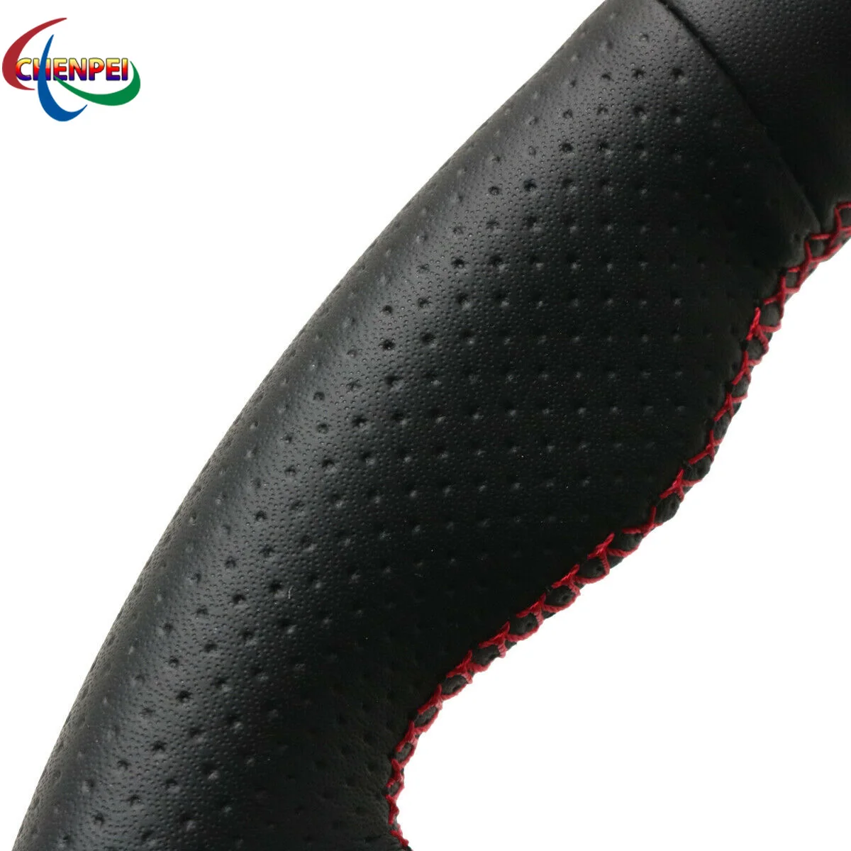

DIY Hand-Sewn Non-Slip Black Leather Car Steering Wheel Cover For Toyota Camry Avalon Avensis Car Interior Accessories
