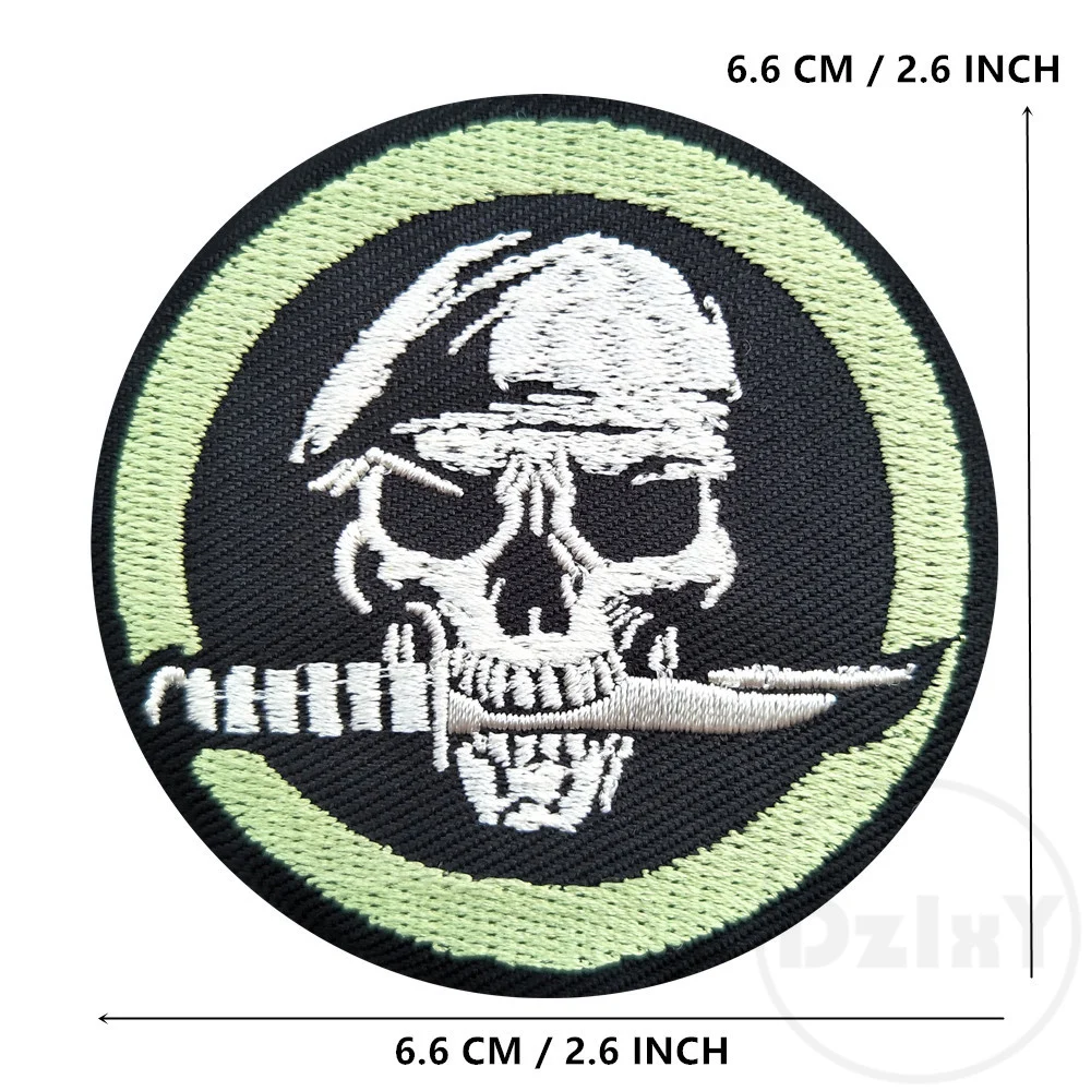 DIY Череп нож патчи для детей Одежда утюг на горный хрусталь аппликации в полоску