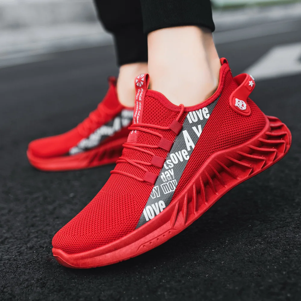 

Four Seasons Shoes2021 Summer New Breathable Men's Casual Shoes Spot Low-Top Front Lace-up Sneakers Large Size01