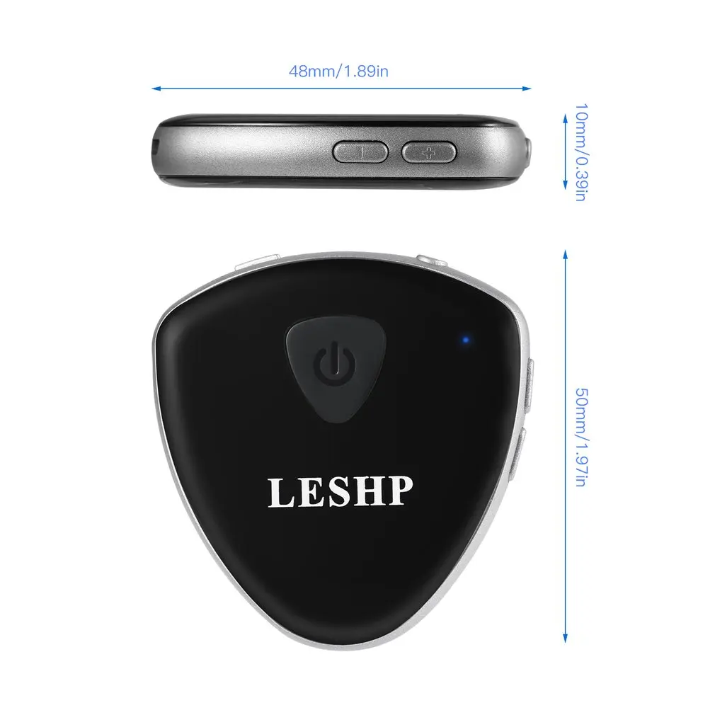 LESHP Heart Shaped Transmitter & Receiver 2 in 1 Wireless Audio Handsfree Adapter CSR8670 for Headphone Speaker | Электроника