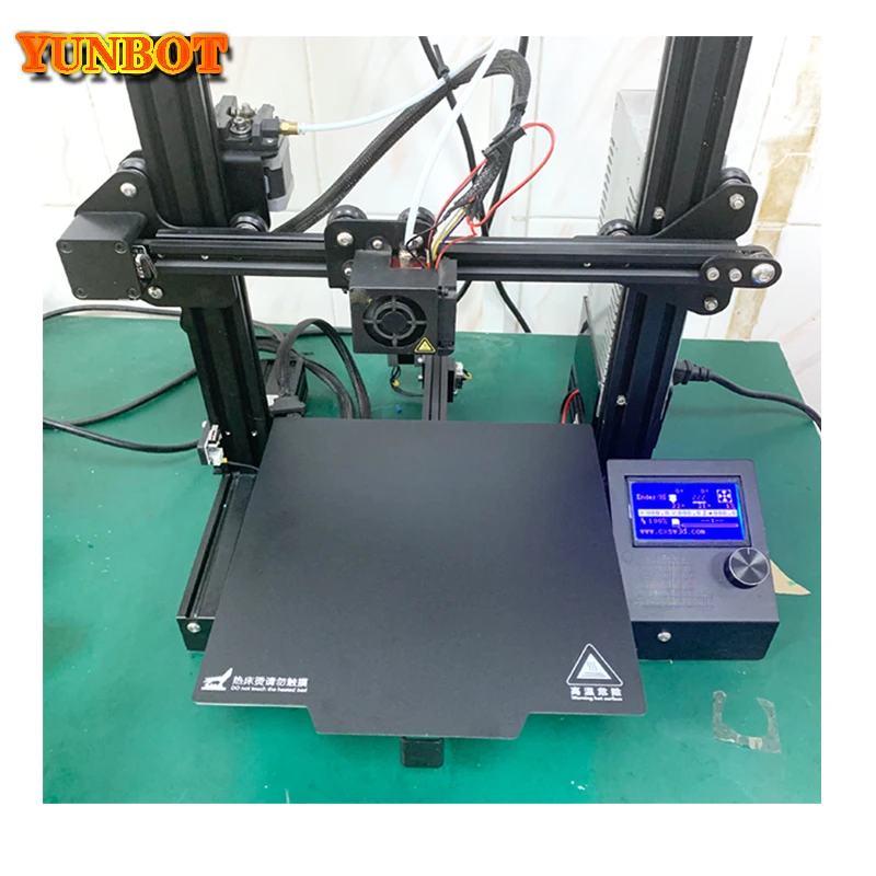 Детали для 3d-принтера Ender тепловая платформа алюминиевая с кабелем 235*235*3 мм 24 в вт