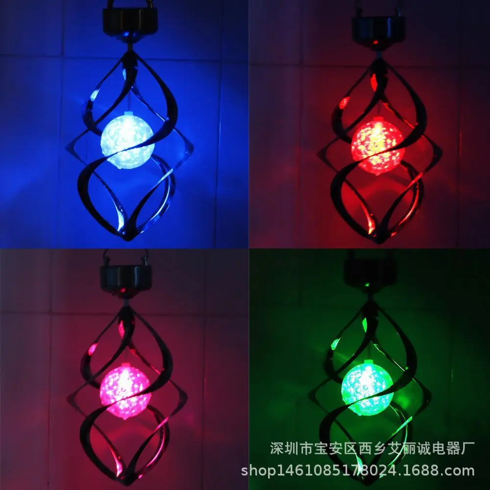 Светодиодный светильник на солнечной батарее для сада семь цветов |