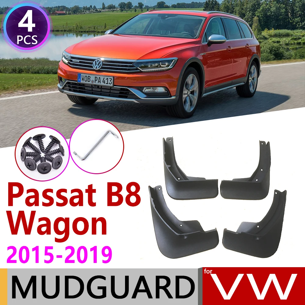 

Mudflap for Volkswagen VW Passat B8 Wagon Estate 2015~2019 Fender Mud Guard Splash Flaps Mudguards Accessories 2016 2017 2018