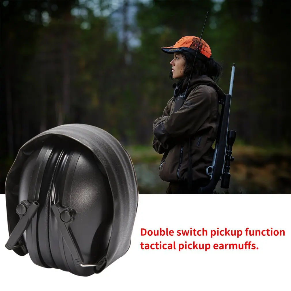 

Ear protector Tactical Shooting Earmuff Adjustable Foldable Anti Noise Snore Earplugs Soft Padded Noise Canceling Headset