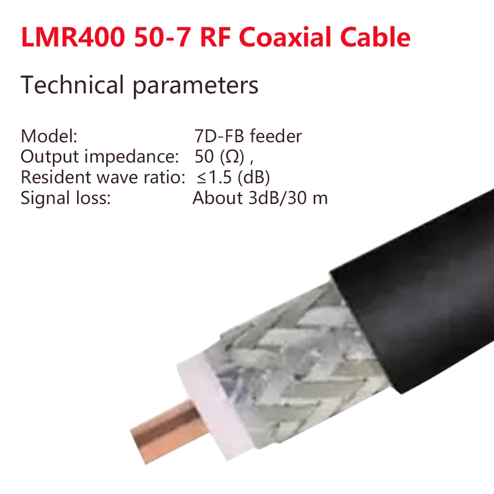 Кабель LMR400 50 Ом RP SMA штекер к N Штекер RF коаксиальный удлинитель перемычка косичка