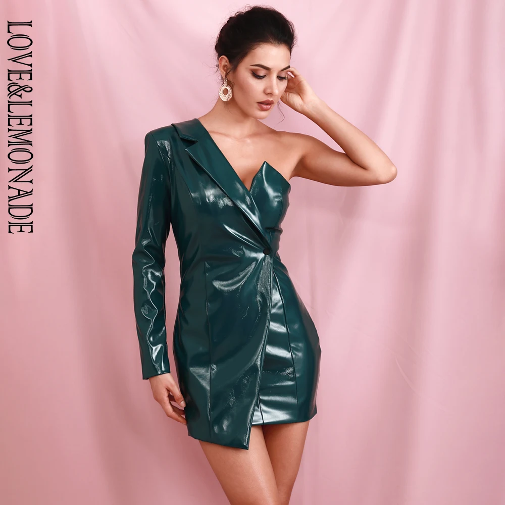 Любовь и лимонада сексуальный глубокий зеленый Нерегулярные Воротник крест с