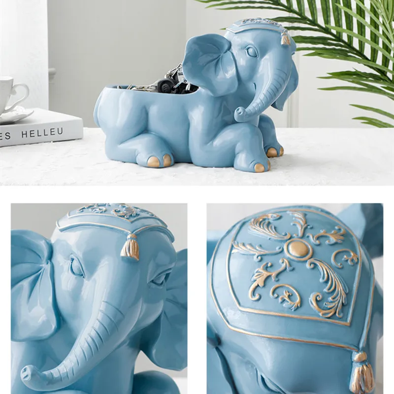 

Nordic Lucky Deer Storage Finishing Box Makeup Jewelry Box TV Cabinet Coffee Table Key Remote Control Box Furnishings