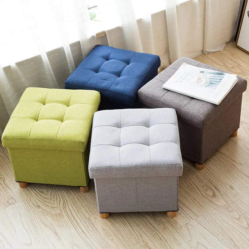 

Simple Shoes Changing Stool Shoes Cabinet Clothing Store Sofa Stool Domestic Bed End Storage Stool Storage Box Can Sit On Adult