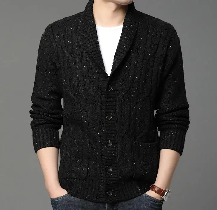 

2021 NEW Men's Casual Knit Cardigan Men's Sweater Coat