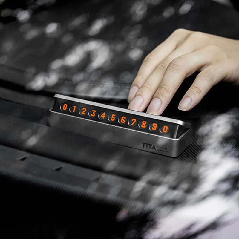 

Парковочный номер телефона для мини скрытых стилей карточка временной парковки светящаяся табличка с номером телефона