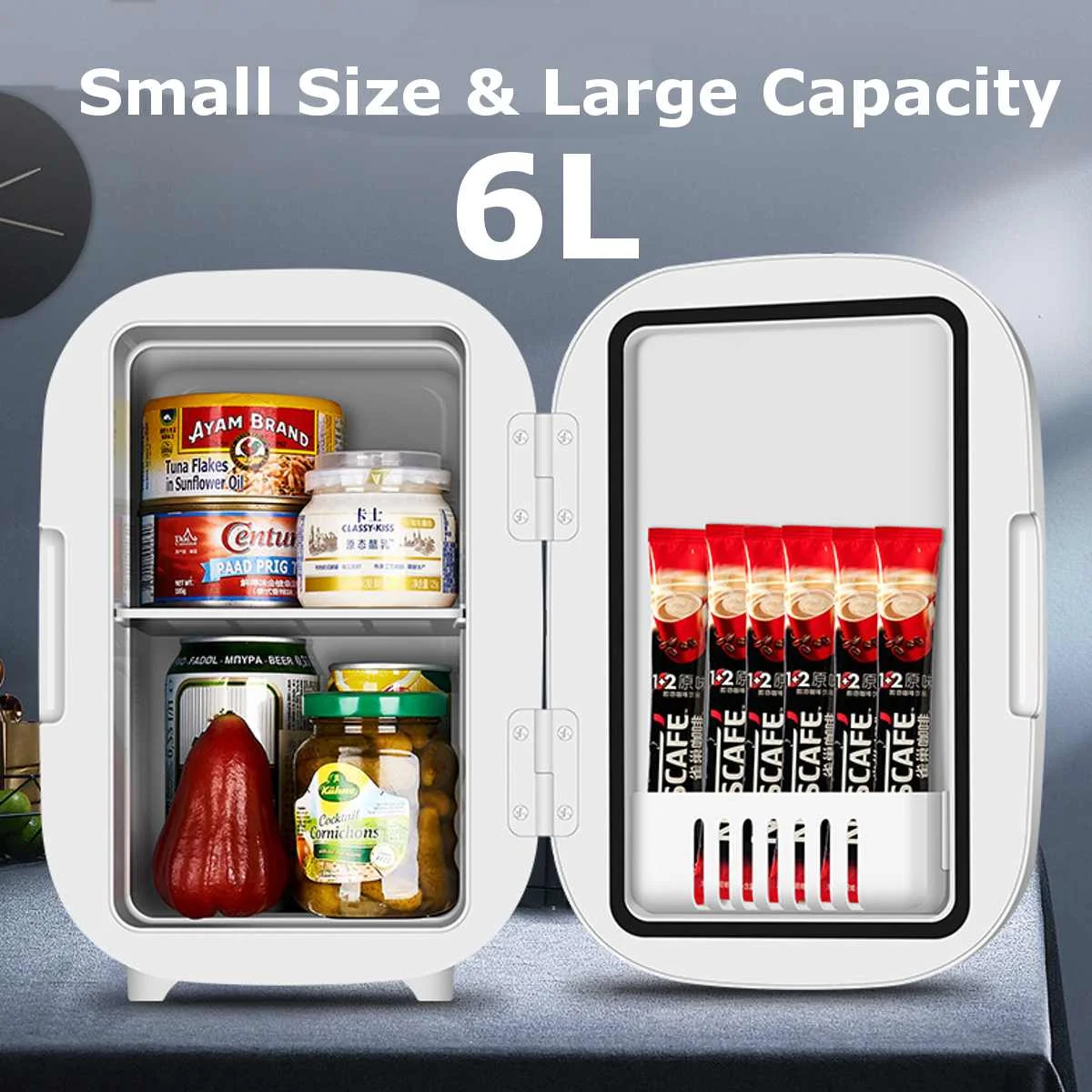 저렴한 전문 8L 냉장고 스킨 케어 냉장고 화장품 에센스 지능형 보존 상자 전기 아름다움 작은 냉장고