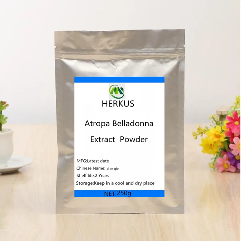 

Hot Sale Pure Atropa Belladonna Extract Powder, Dian Qie, Eliminate Inflammation, Good Quality, Free Shipping