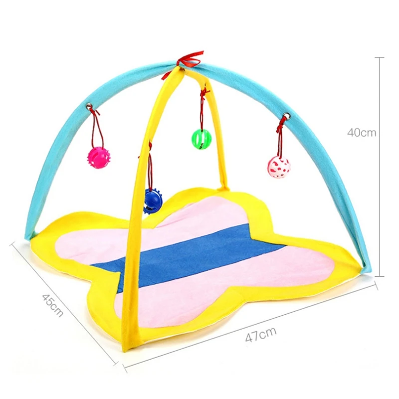 Кошка играть спальный тент Гамаки Кровать для сна складной котенок мат с