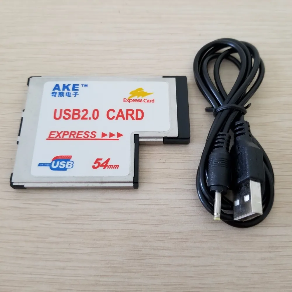 

Express Card to USB 2.0 NEC Chip Built-in Short Card 54mm T Type