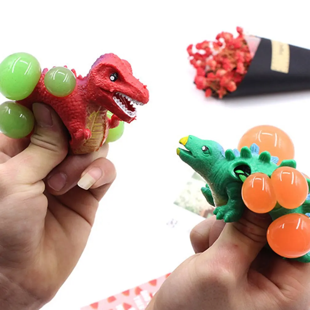 Динозавр модель виноградные шары для снятия стресса рельефный ручной шар
