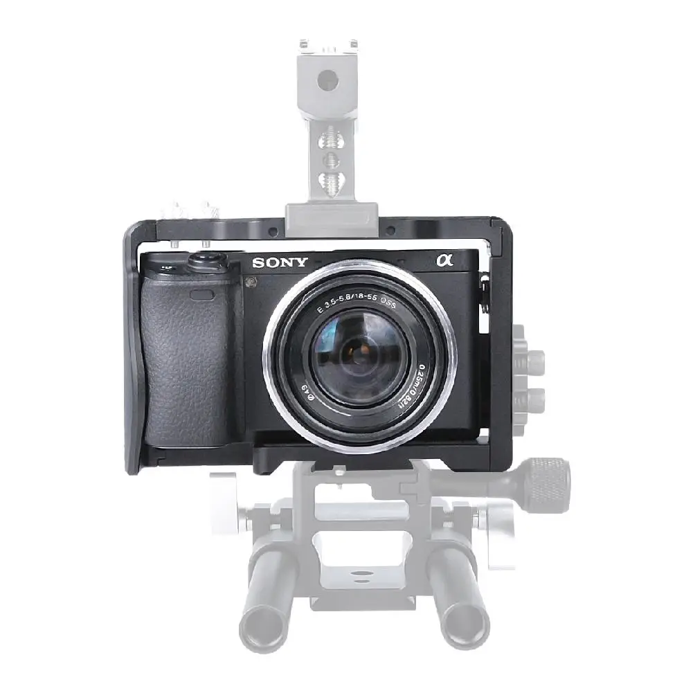 BEESCLOVER алюминиевая клетка Ручной Стабилизатор держатель для фотографии DSLR камера