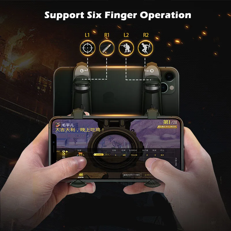 Беспроводной Bluetooth мобильный телефон PUBG контроллер Автоматическая непрерывная