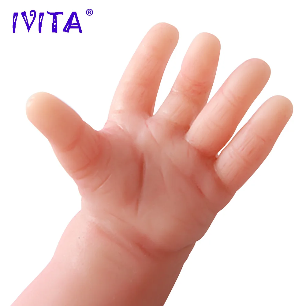 IVITA WG1524 50 см (20 дюймов) 3 89 кг силиконовый милый Новорожденный ребенок Куклы