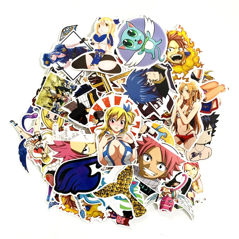 Наклейки Сказочный хвост для чемоданов 2021 скейтбордов ноутбуков холодильников