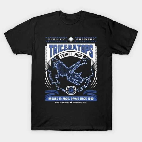 

Mighty Brews Blue Triceratops T-Shirts Size S-4xl US 100% cotton impression 2020
