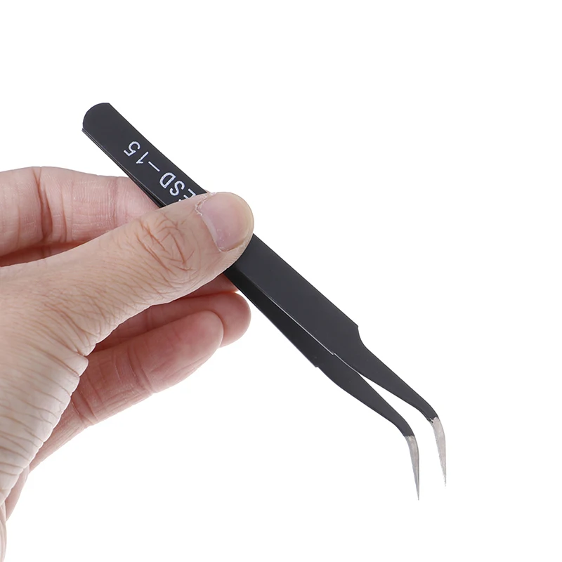 

Hot New 1PC Micro Stainless Steel Point Curved Straight Tweezers Fine Tip